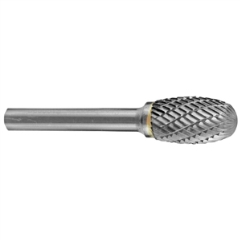 UNIKUT CARBIDE BURR 3/8 X 5/8IN X 1/4IN OVAL SHAPE DC